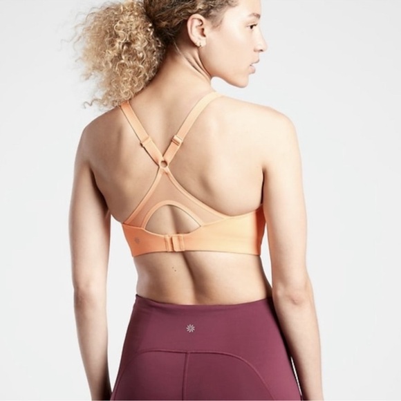Athleta Advance Sprint Bra in Island Coral Adjustable Band and Straps, 36DD - Picture 6 of 7